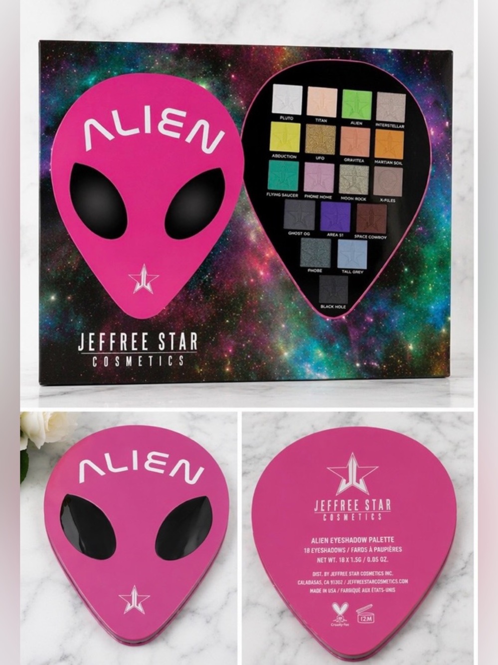 Authentic Jeffree Star Alien Eyeshadow Palette 👽✨ DISCONTINUED